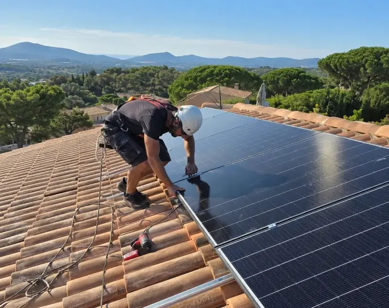 Installateur panneaux solaires Izernore — pose photovoltaïque sur toiture