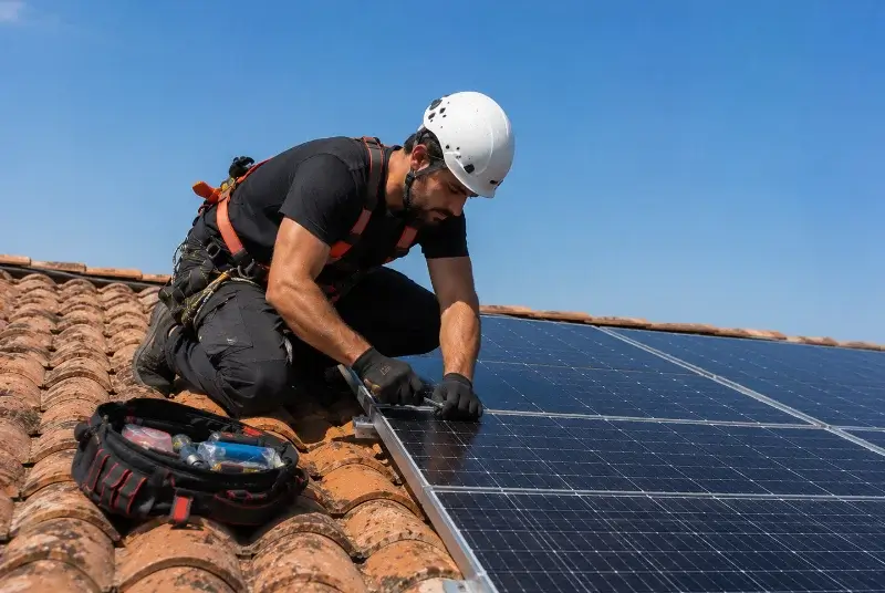 Maintenance et monitoring de panneaux solaires à Izernore