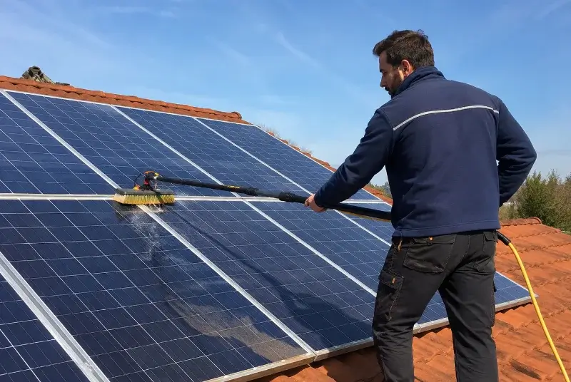 Nettoyage et entretien de panneaux solaires à Izernore